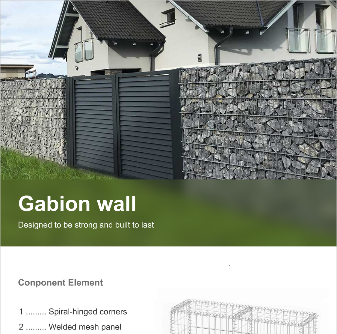 Welded Gabion Box Wall