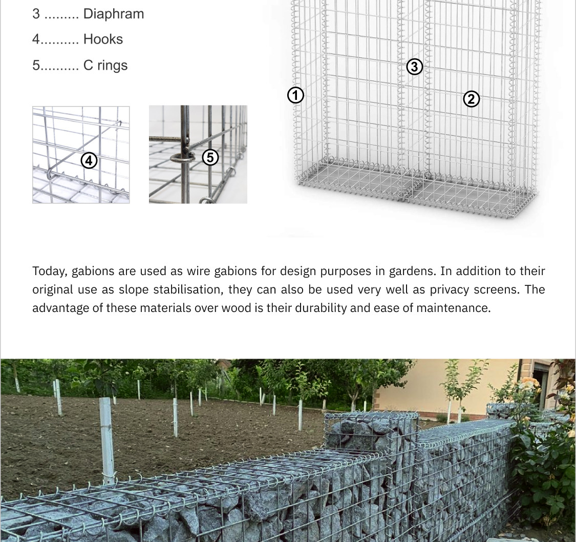 Welded Gabion Box Wall