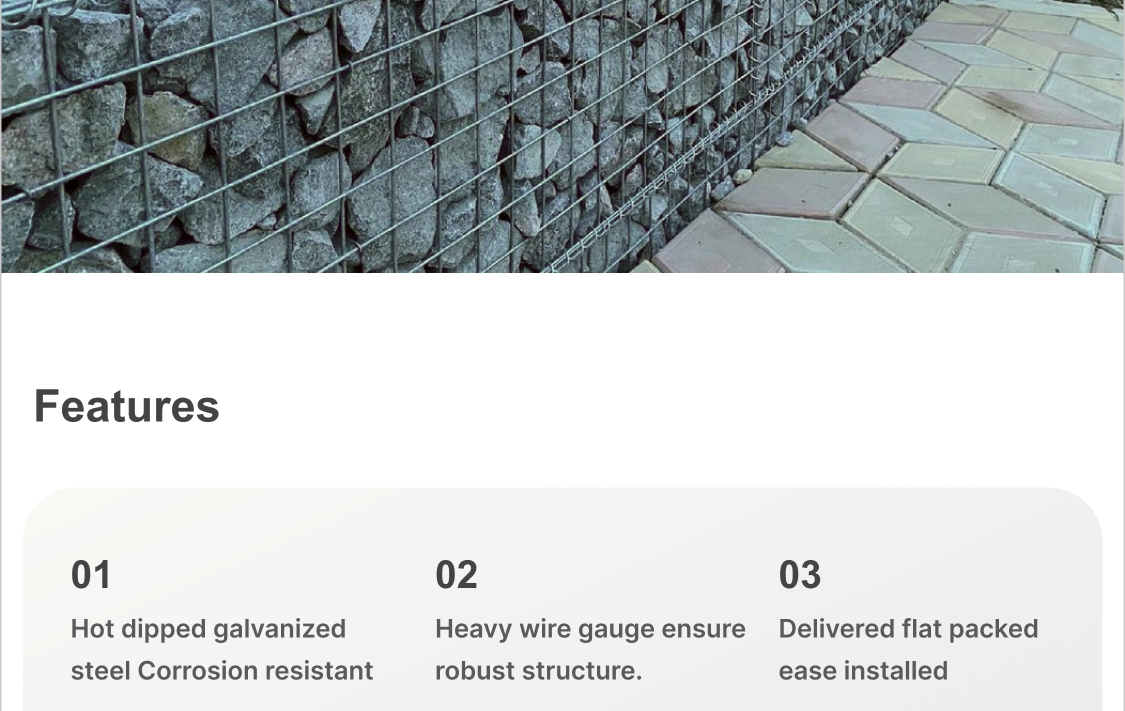 Welded Gabion Box Wall