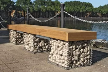 Welded Gabion Bench