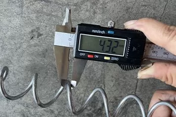 Spiral Wire Pitch Test