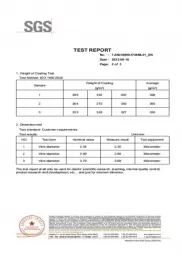 Weight of coating test & Wire diameter test