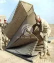 Defensive Sand Bag Flood Barrier