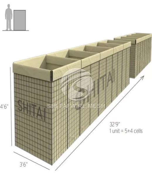 Military Hesco Barriers MIL 1：5442