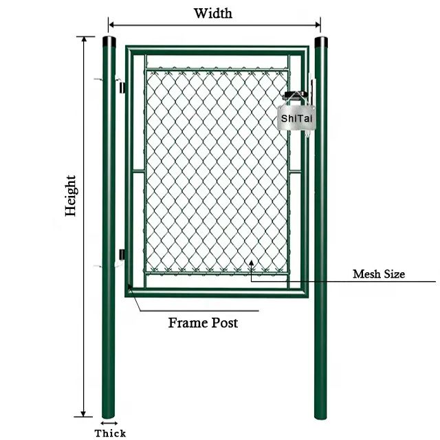 Chain Link Fence Gate